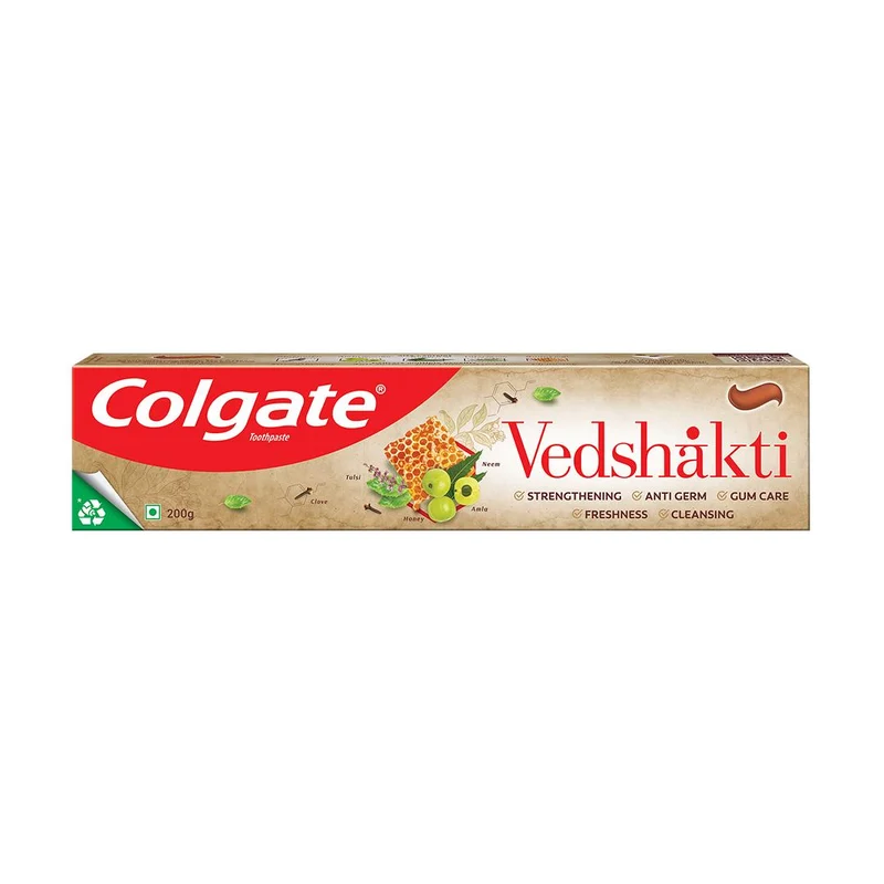 Colgate Vedshakti Anti-Bacterial Toothpaste - 200 GM