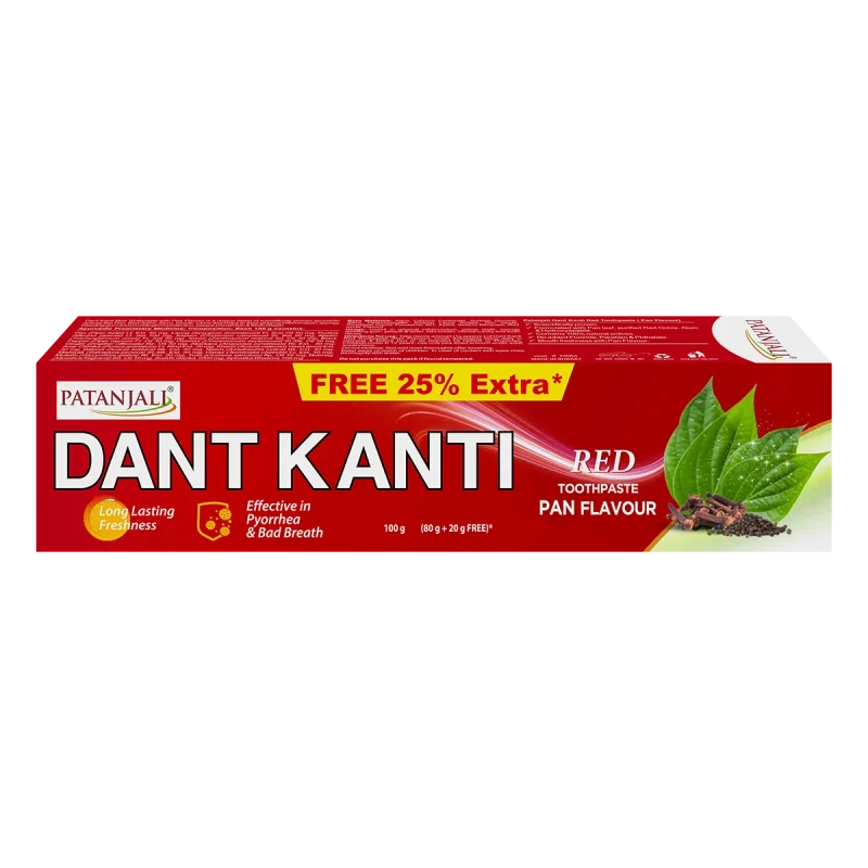 Patanjali Dant Kanti Red Toothpaste - 100 GM