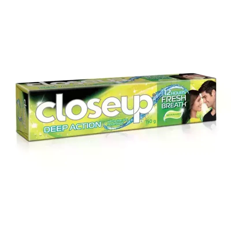 Closeup Deep Action Lemon Mint Gel Toothpaste - 150 GM