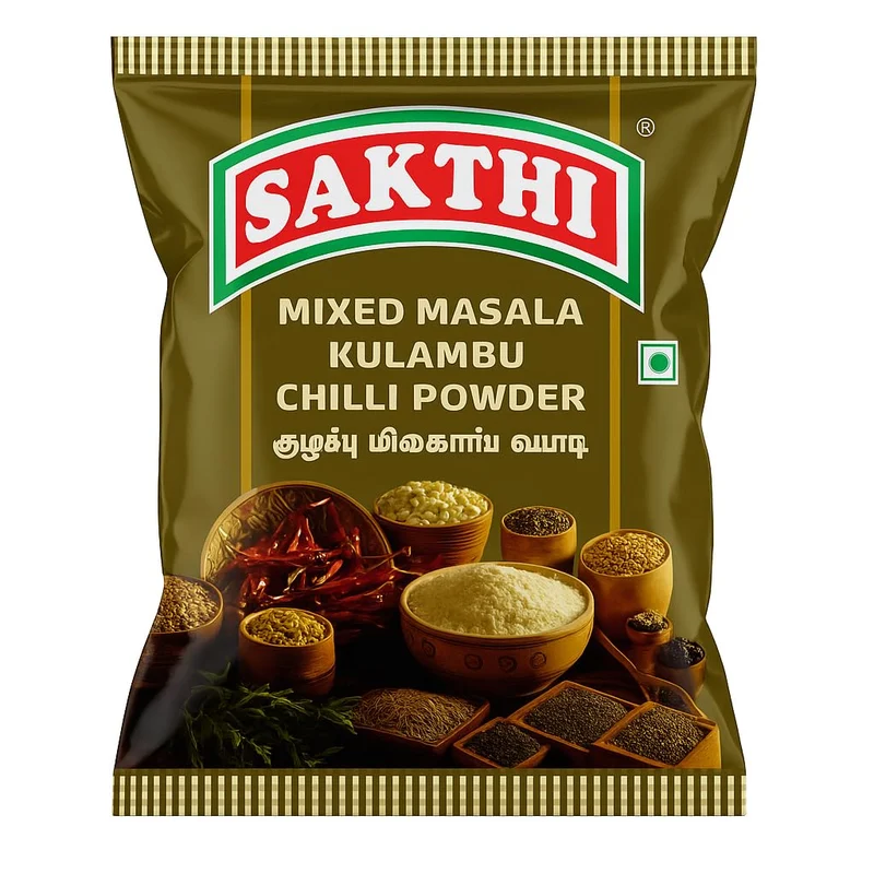 Sakti Mixed Masala Kulambu Chilli Powder - 100 GM
