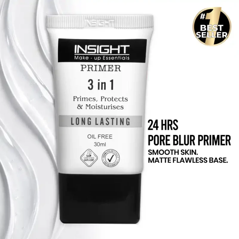 Insight Cosmetics 3 In 1 Long Lasting Primer -  30 ml