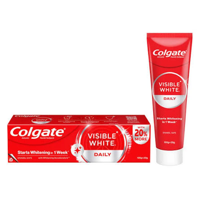 Colgate Visible White Whitening Toothpaste - 120 GM