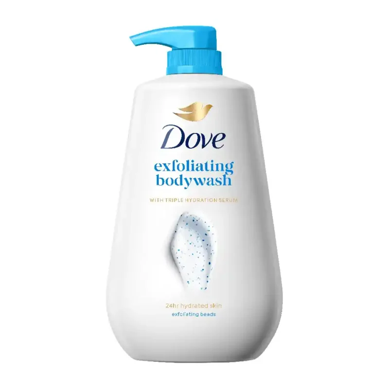 Dove Gentle Exfoliating Beads Body Wash For Softer Smoother Skin - 825 ml