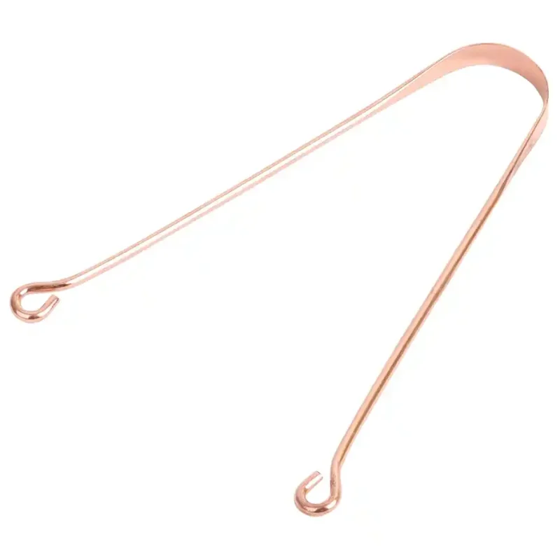 Midazzle Ayurvedic Copper Round Flexible Handle Tongue Cleaner
