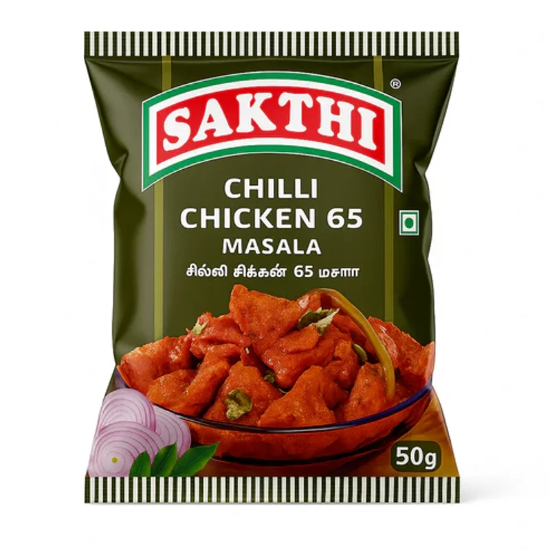 Sakthi Chilli Chicken 65 Masala - 50 GM