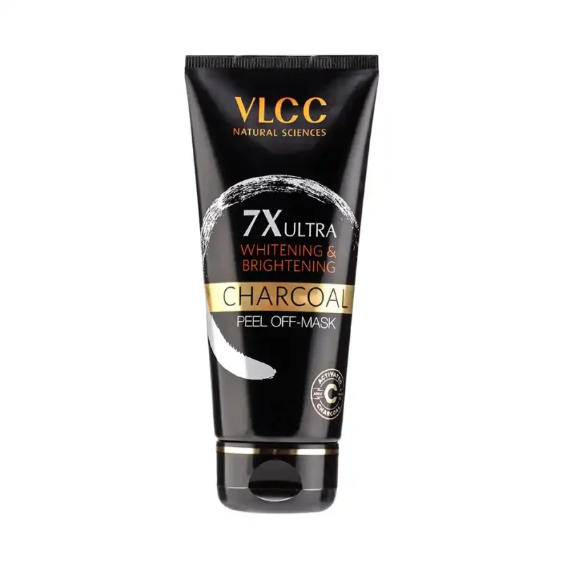 VLCC 7X Ultra Whitening & Brightening Charcoal Peel Off Mask -  100 g
