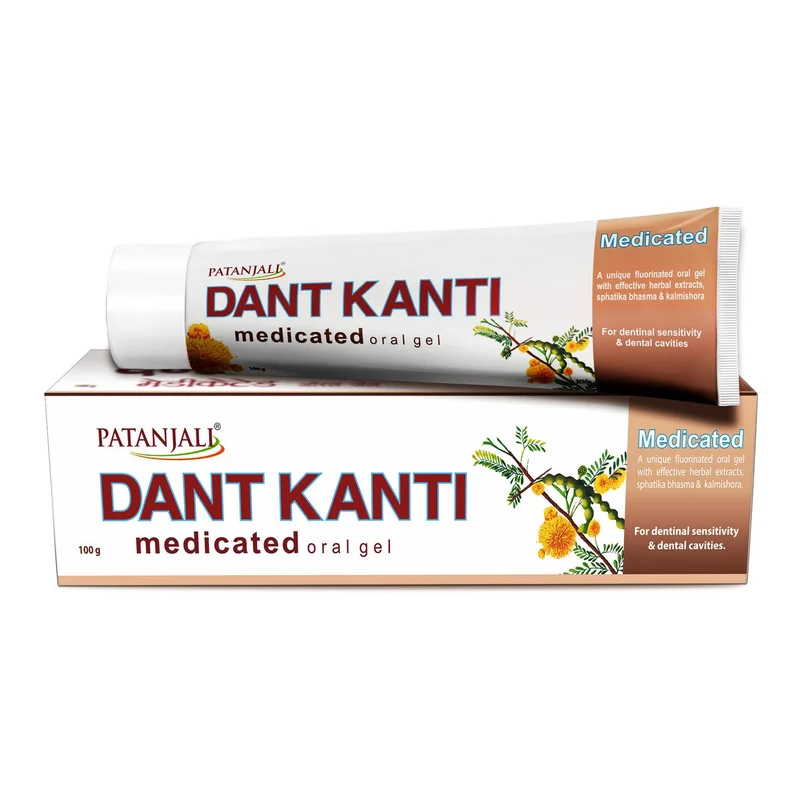 Patanjali Dant Kanti Medicated Oral Gel Toothpaste - 100 GM