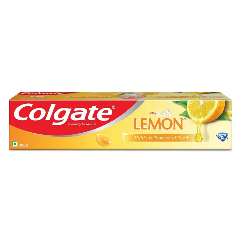 Colgate Active Salt Lemon Toothpaste - 200 GM