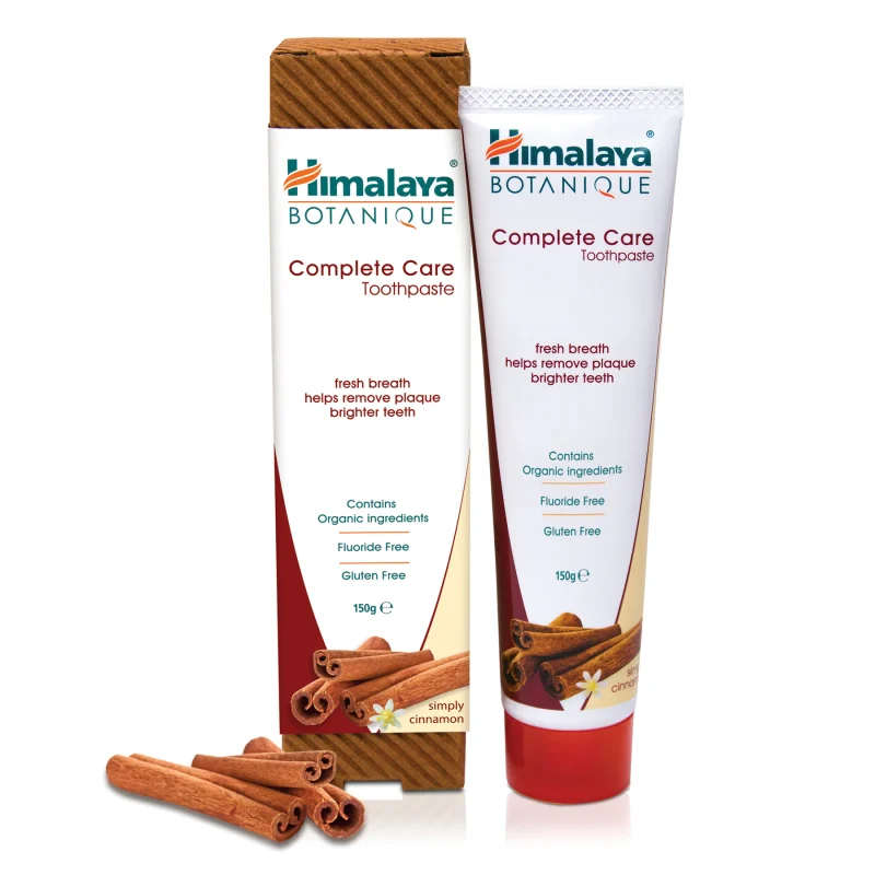 Himalaya BOTANIQUE Complete Care Toothpaste — Simply Cinnamon - 150 GM