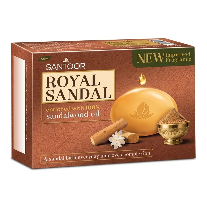 Santoor Royal Sandal Soap - 125 GM