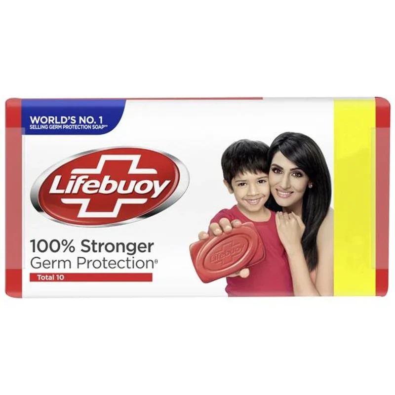 Lifebuoy Total 10 Germ Protection Bar Soap - 125 GM