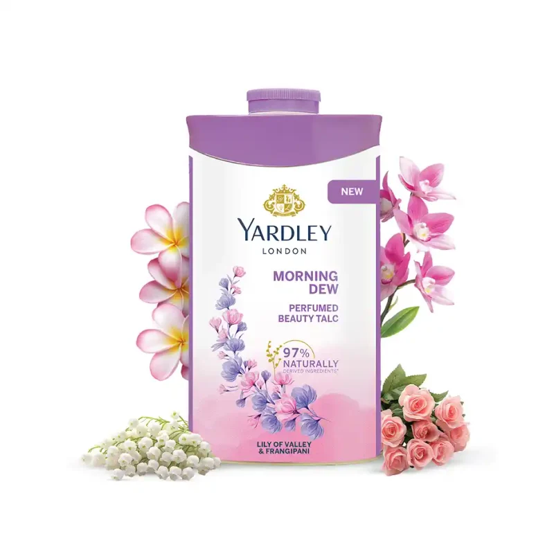 Yardley London Morning Dew Perfumed Talcum Powder For Women - 250 g
