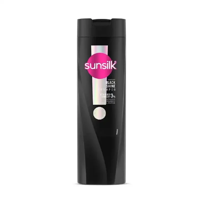 Sunsilk Radiant Black Shine Shampoo - 180 ml