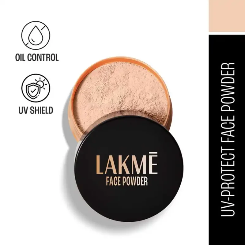 Lakme Forever Matte Face Powder, Matte Finish, Oil Cointrol, for rosy glow, Soft Pink -  40 g